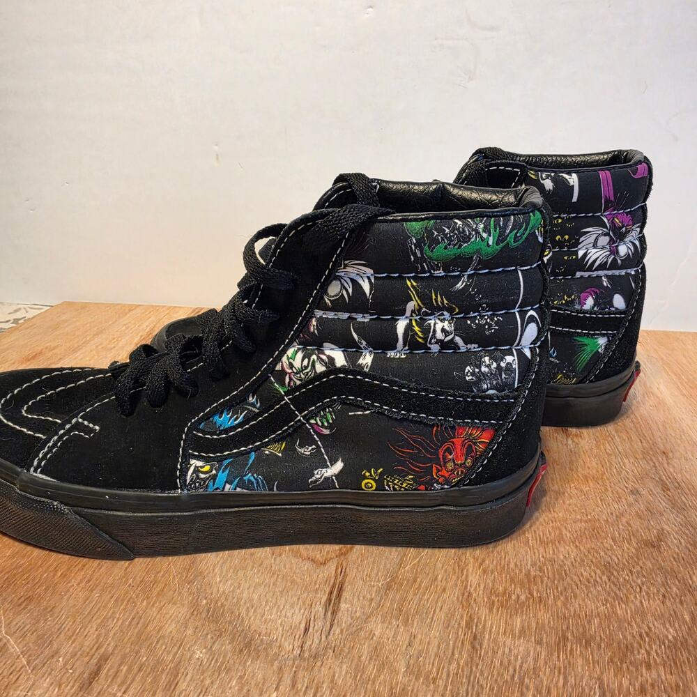 Disney Van X Van's SK8-Hi "Villain's " high-top sneakers graphic size M 5/W 6.5